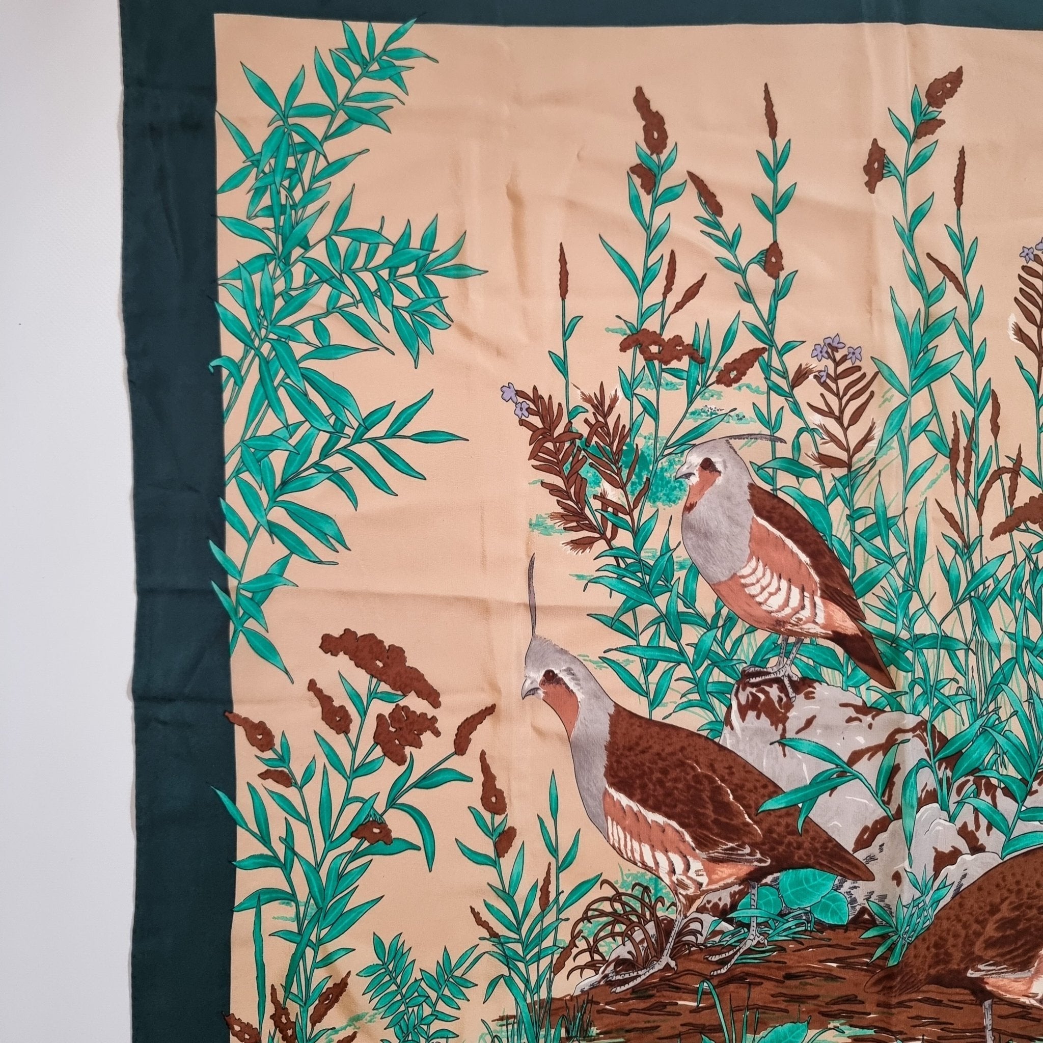 Flora Vintage Silk Foulard