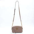 GG Beige Marmont Crossbody Bag MatelassÃƒÆ’Ã‚Â© Leather