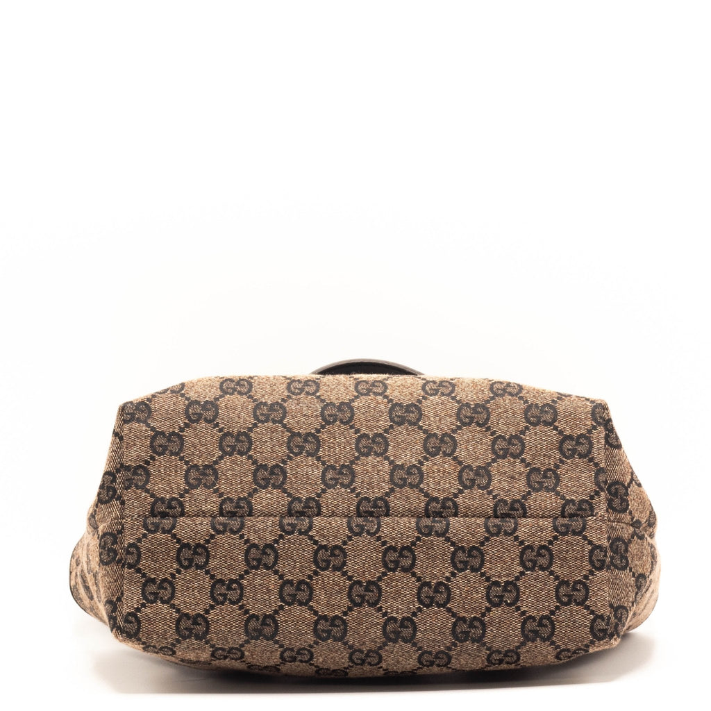 GG Canvas Jaquard Joliquer Mini Tote Bag Grey