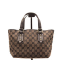 GG Canvas Jaquard Joliquer Mini Tote Bag Grey