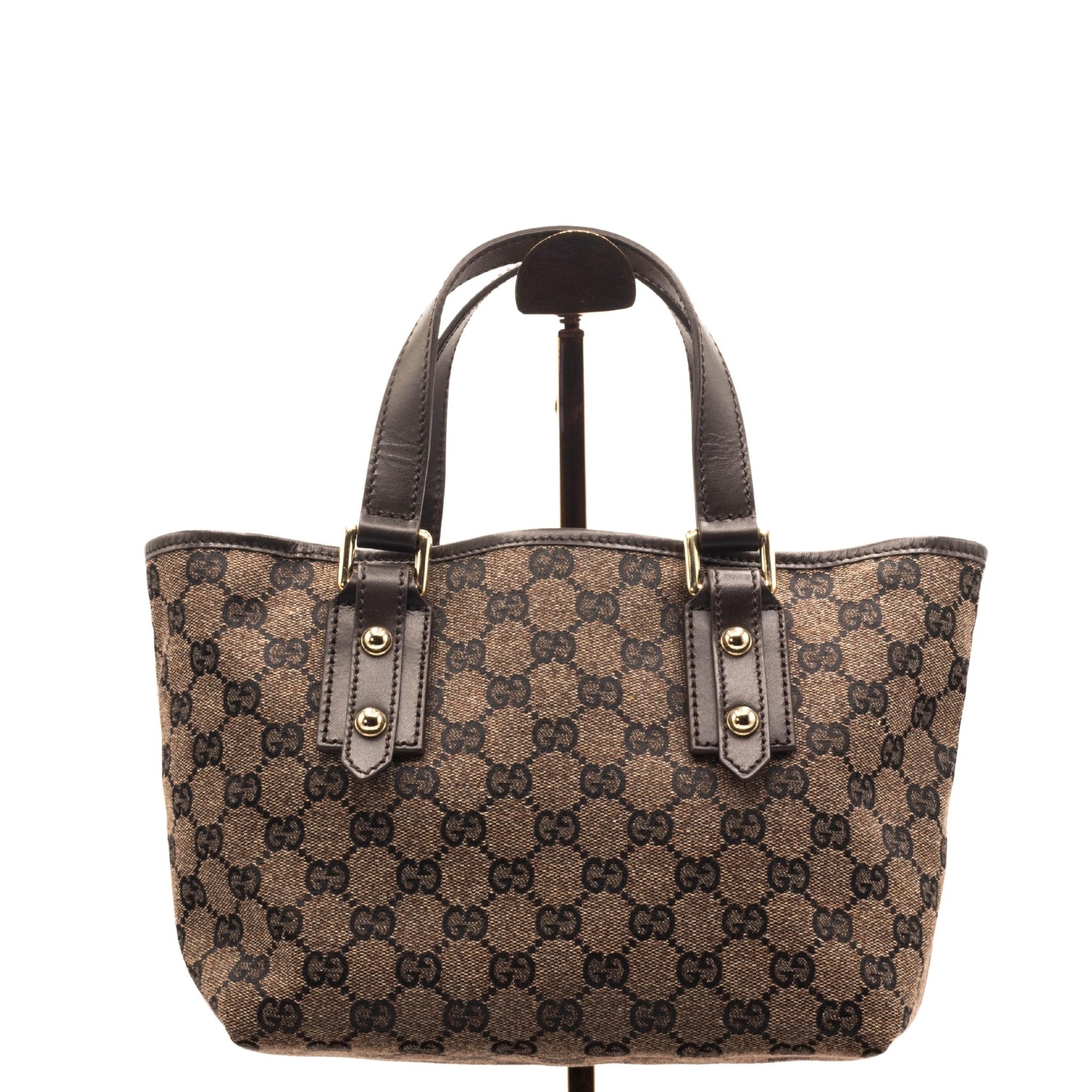 GG Canvas Jaquard Joliquer Mini Tote Bag Grey