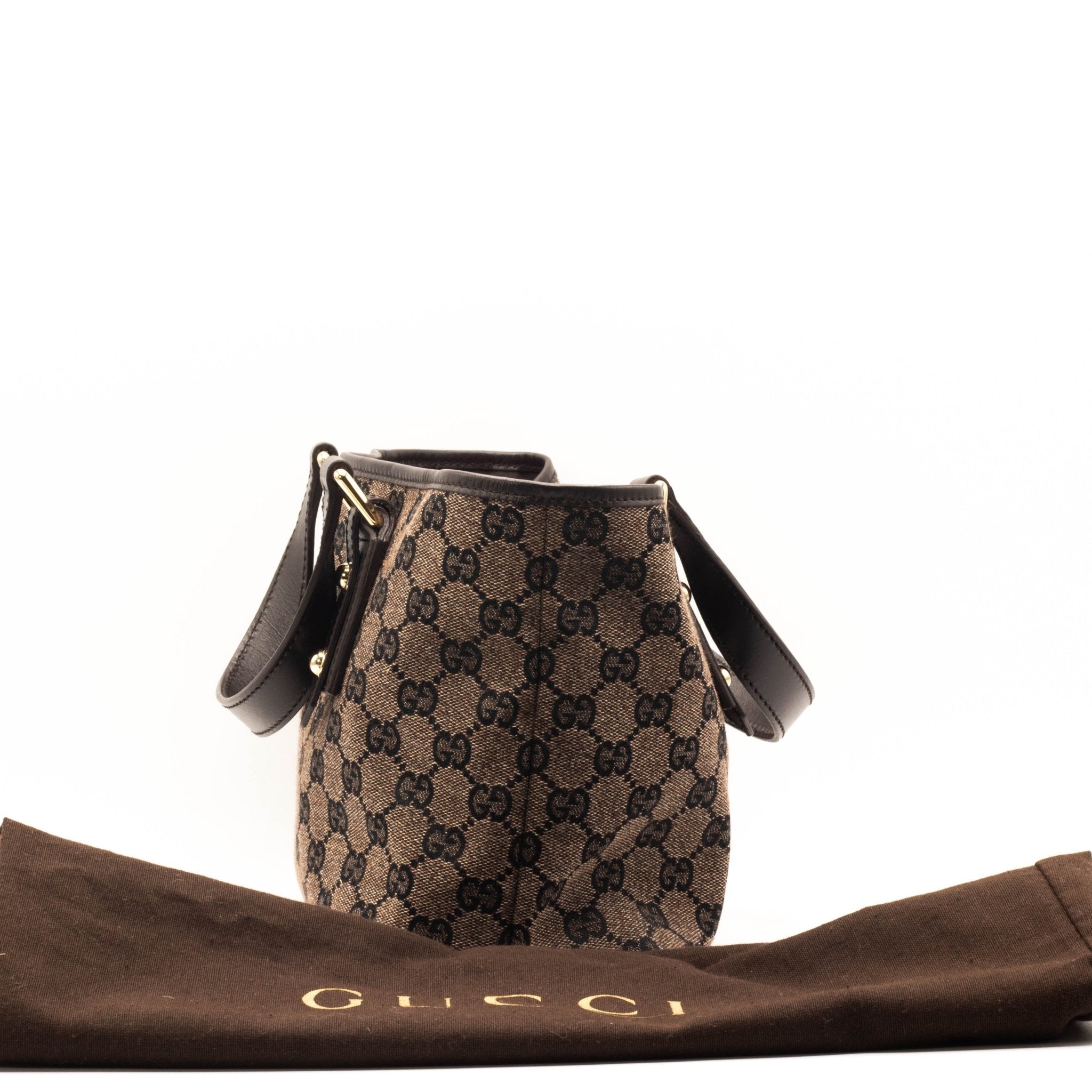 GG Canvas Jaquard Joliquer Mini Tote Bag Grey