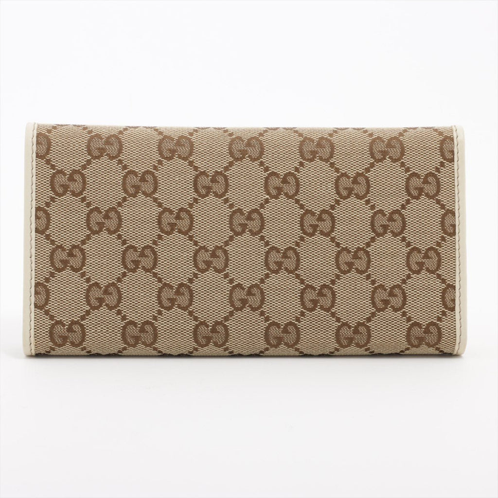 GG Canvas & Leather Wallet