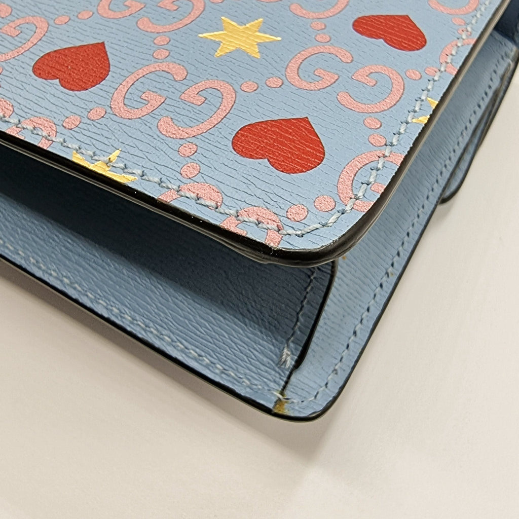 GG Dionysus Mini Azure Leather Limited Edition