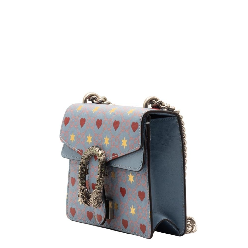 GG Dionysus Mini Azure Leather Limited Edition