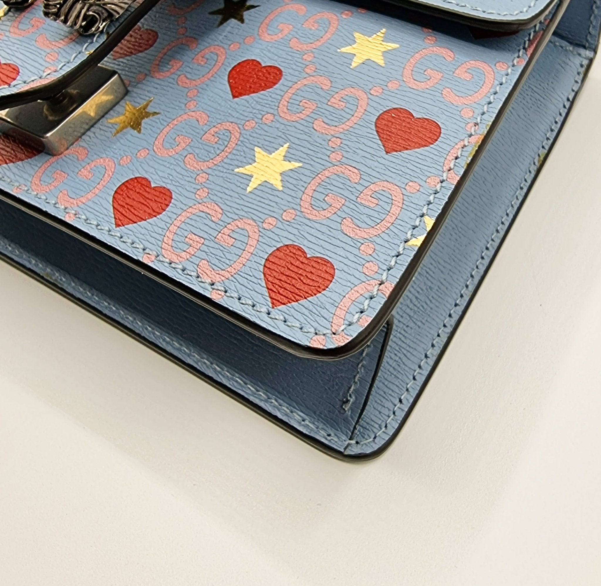 GG Dionysus Mini Azure Leather Limited Edition