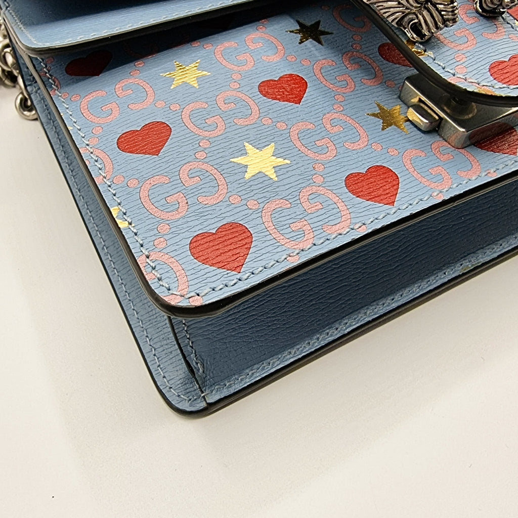 GG Dionysus Mini Azure Leather Limited Edition