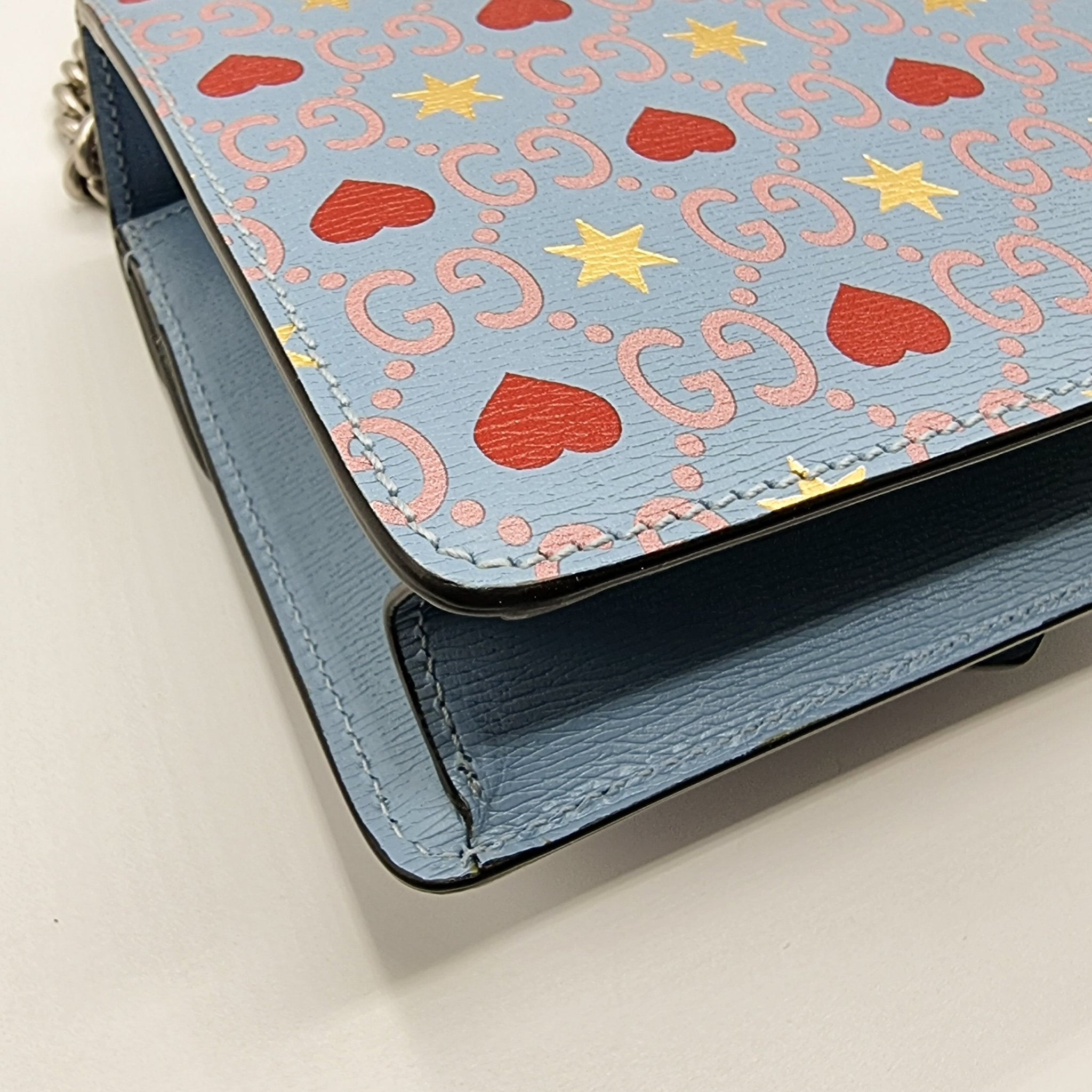 GG Dionysus Mini Azure Leather Limited Edition