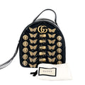 GG Marmont Animal Studs black leatherBackpack