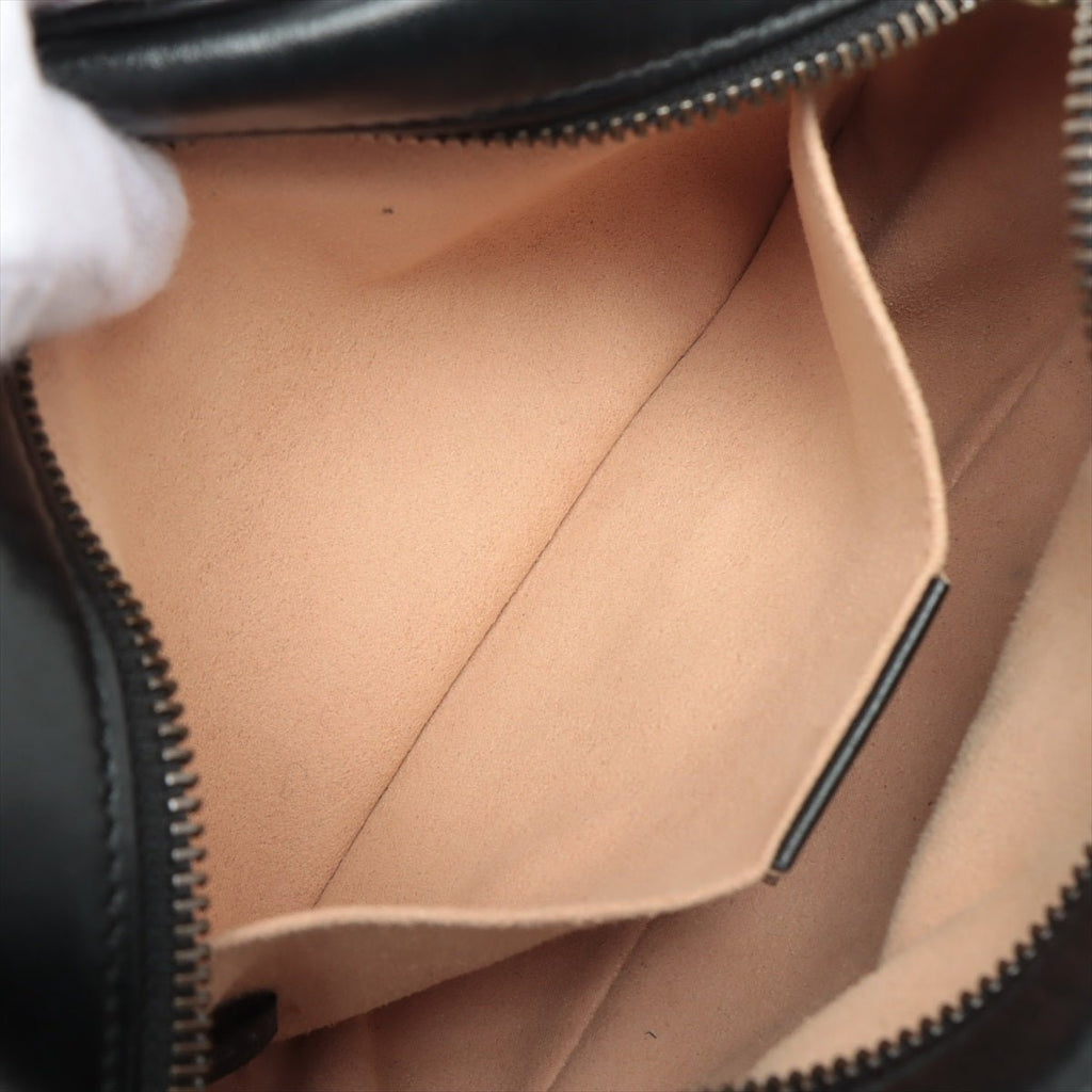 GG Marmont Chain Bag Black Leather