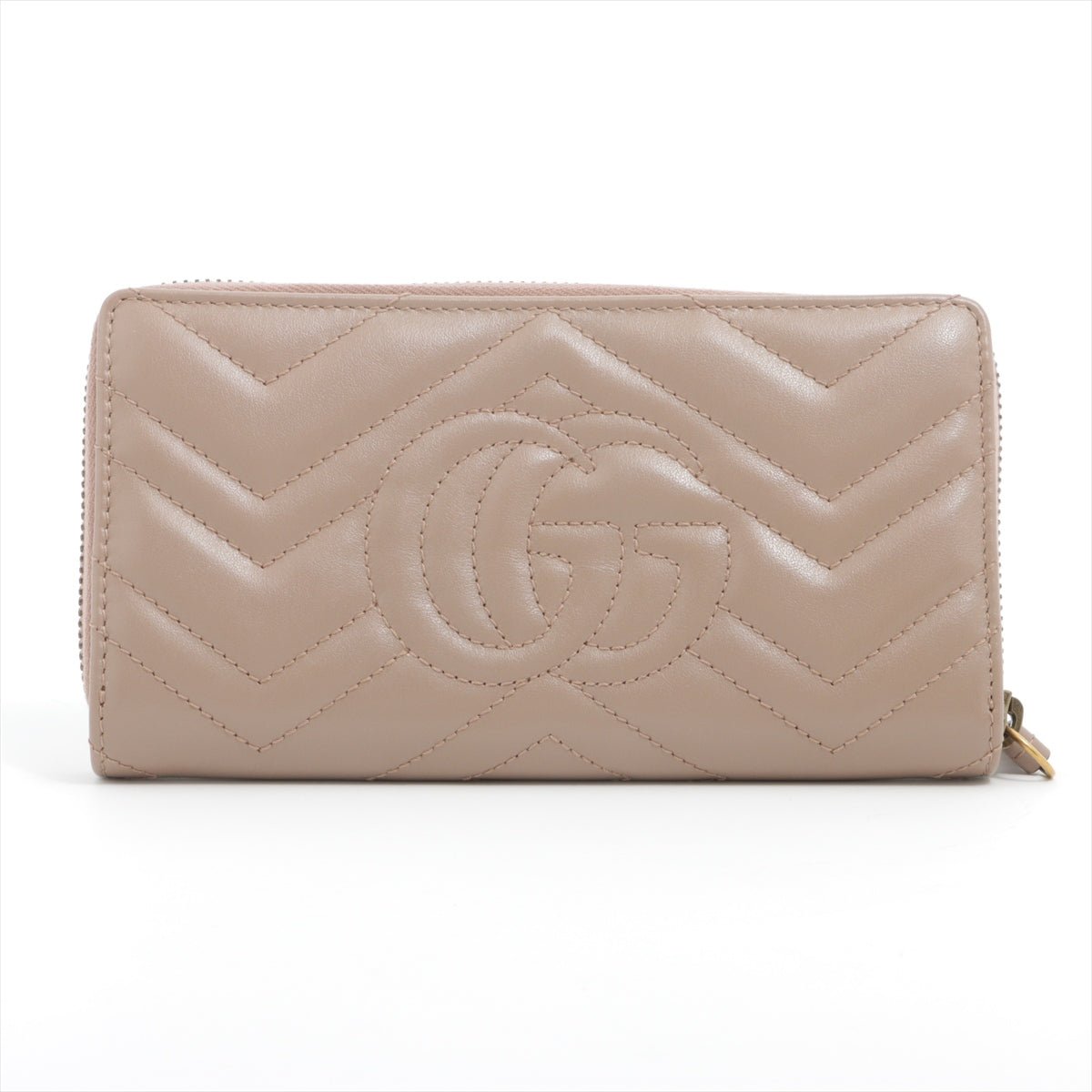 GG Marmont Continental Leather Pink Wallet