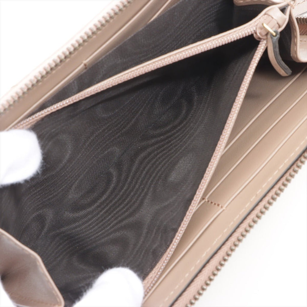 GG Marmont Continental Leather Pink Wallet