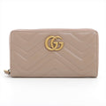 GG Marmont Continental Leather Pink Wallet