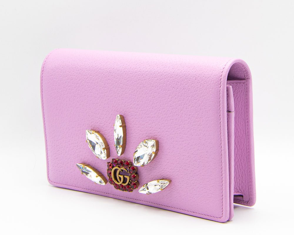 GG Marmont Jewel Bag in Pink Leather