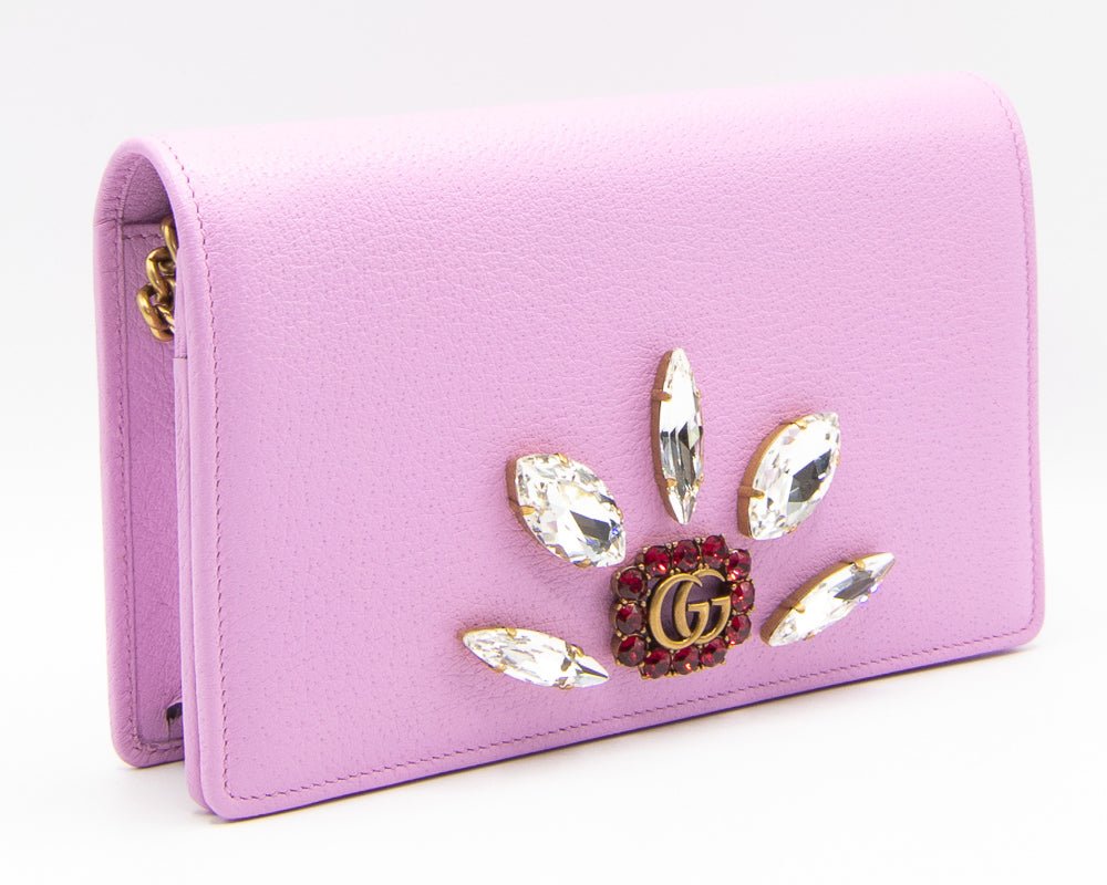 GG Marmont Jewel Bag in Pink Leather