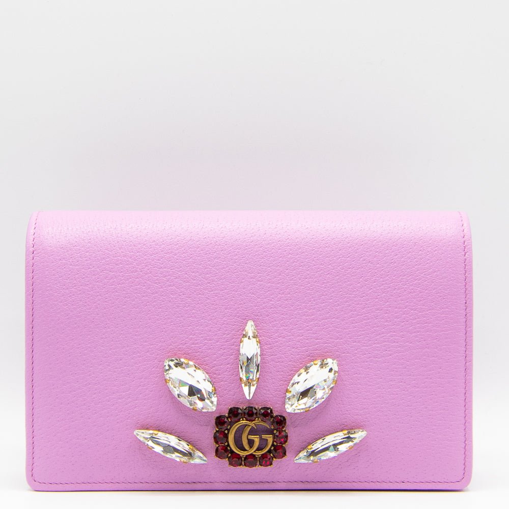 GG Marmont Jewel Bag in Pink Leather