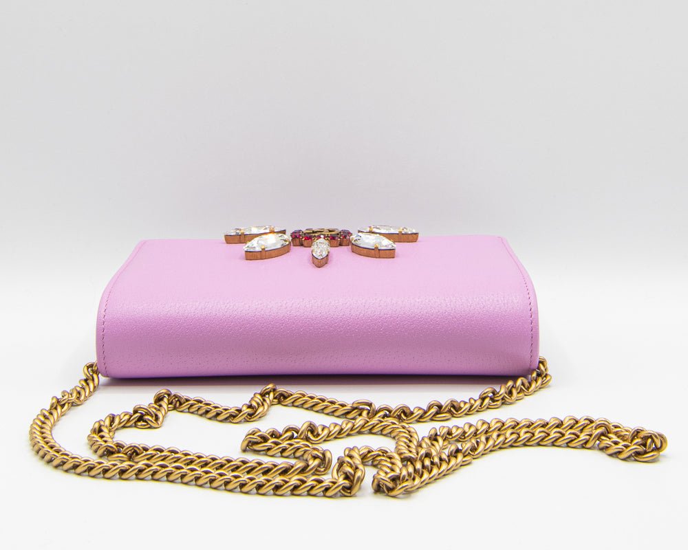 GG Marmont Jewel Bag in Pink Leather