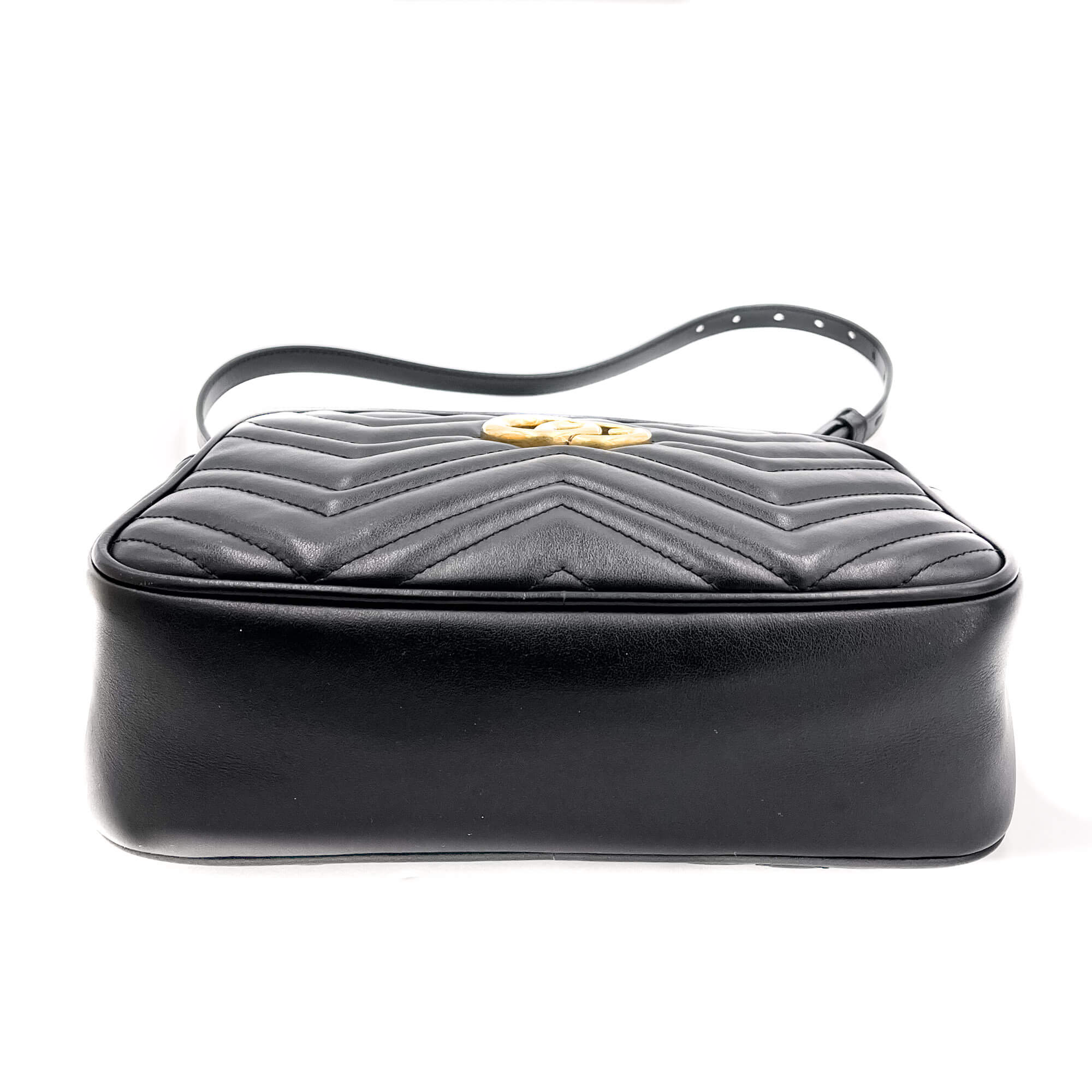 GG Marmont Small MatelassÃƒÆ’Ã‚Â© Leather Black Bag