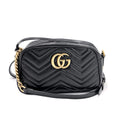 GG Marmont Small MatelassÃƒÆ’Ã‚Â© Leather Black Bag
