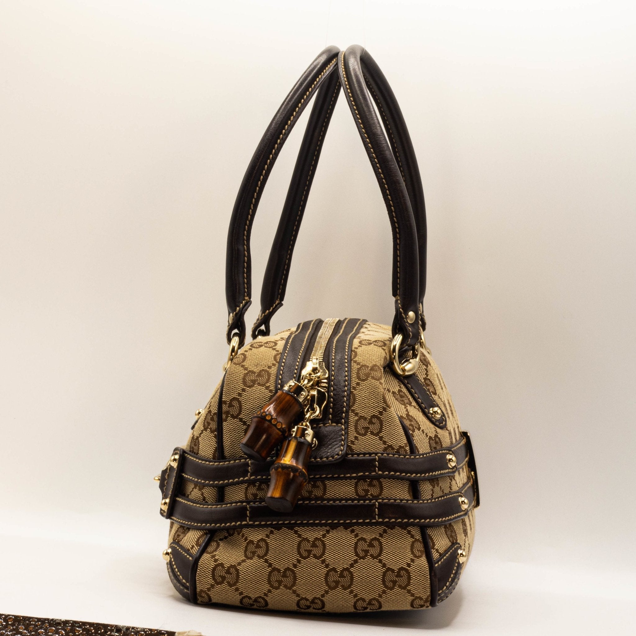 GG Monogram Wave Boston Brown