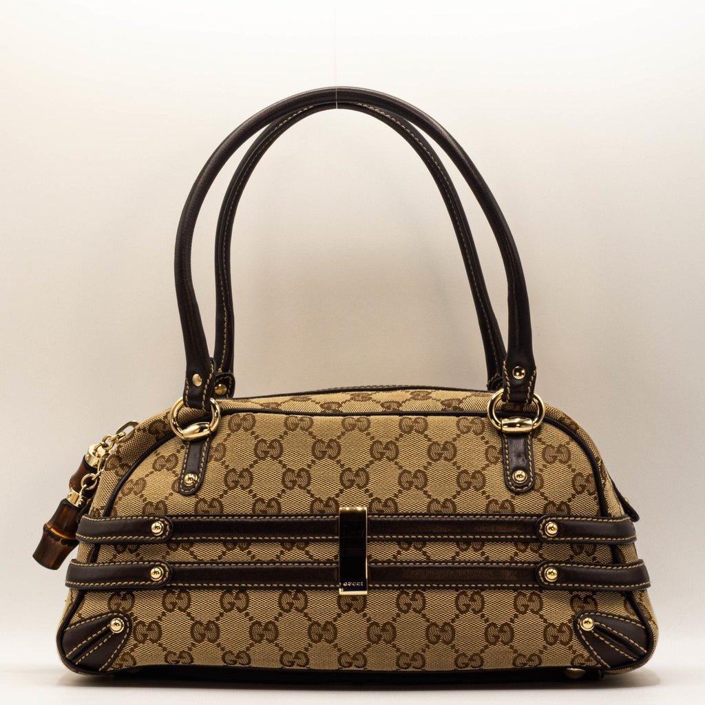 GG Monogram Wave Boston Brown