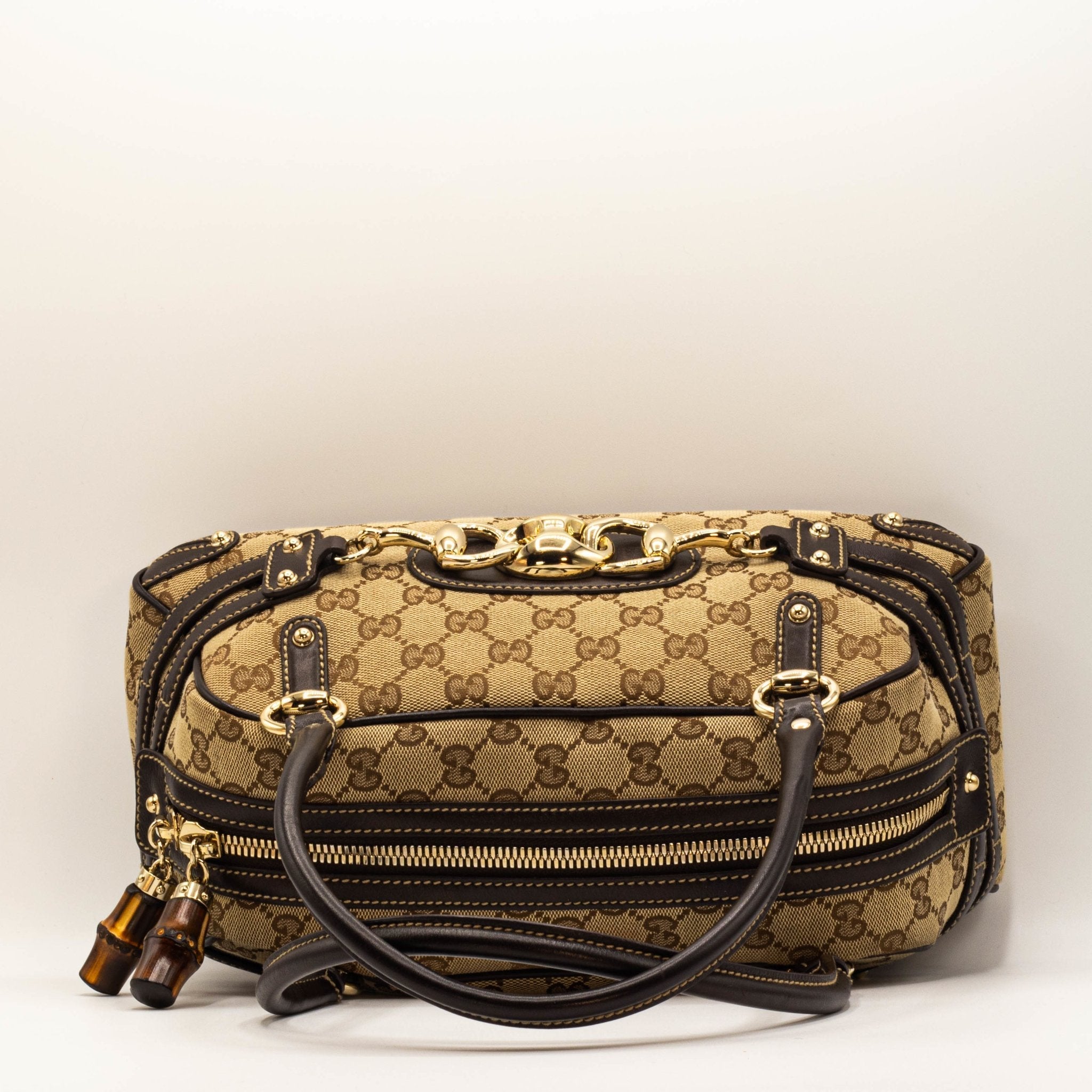 GG Monogram Wave Boston Brown