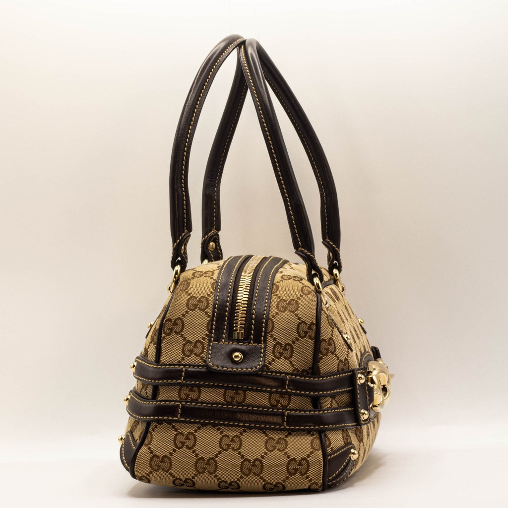 GG Monogram Wave Boston Brown