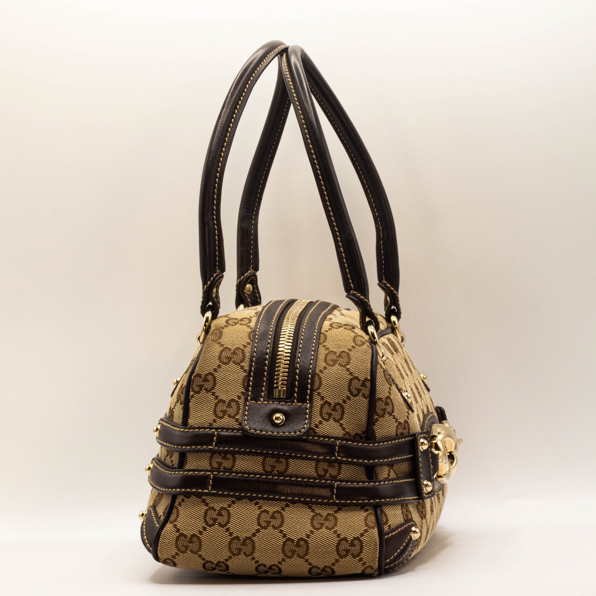 GG Monogram Wave Boston Brown