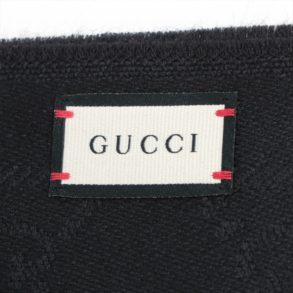 GG Scarf Wool Black