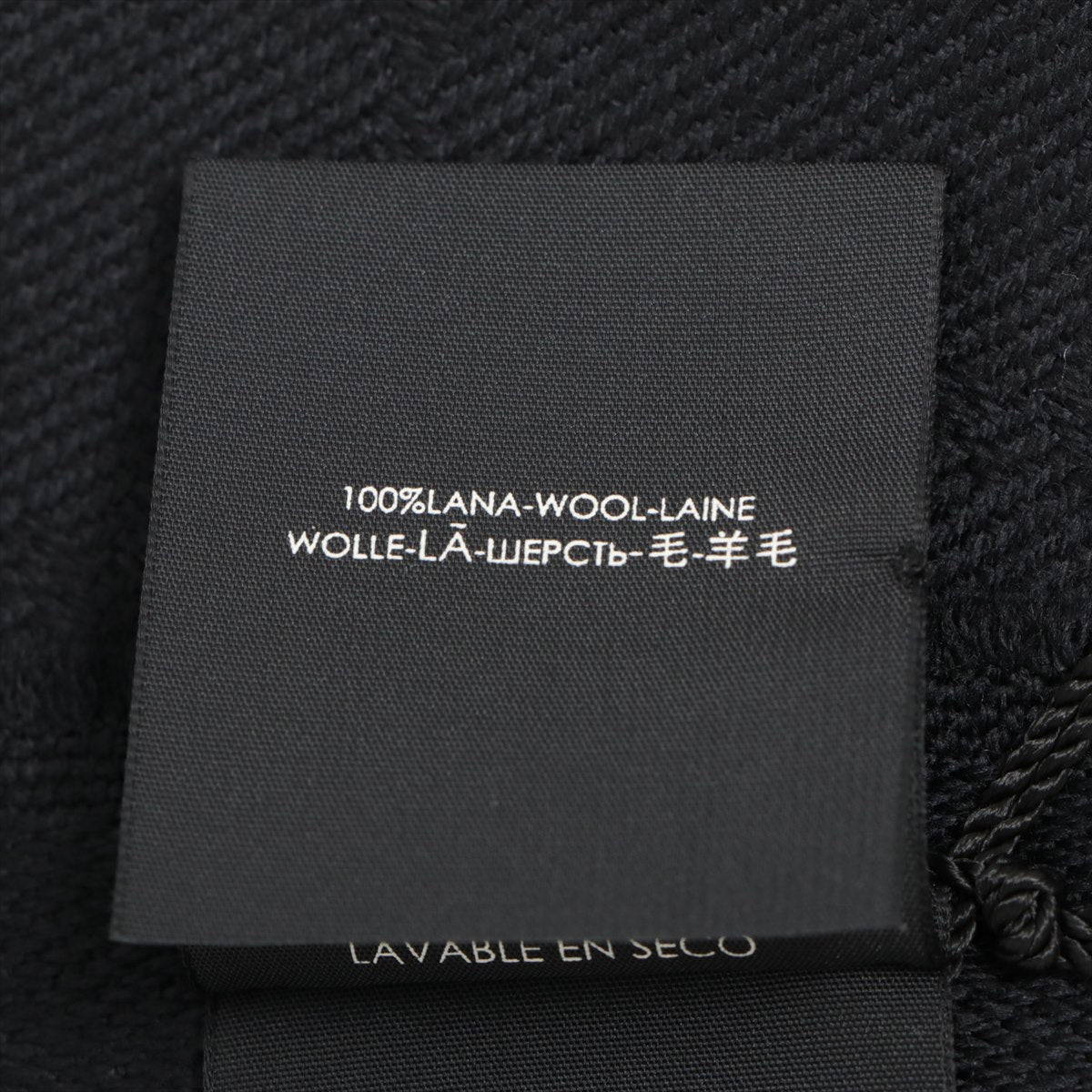 GG Scarf Wool Black