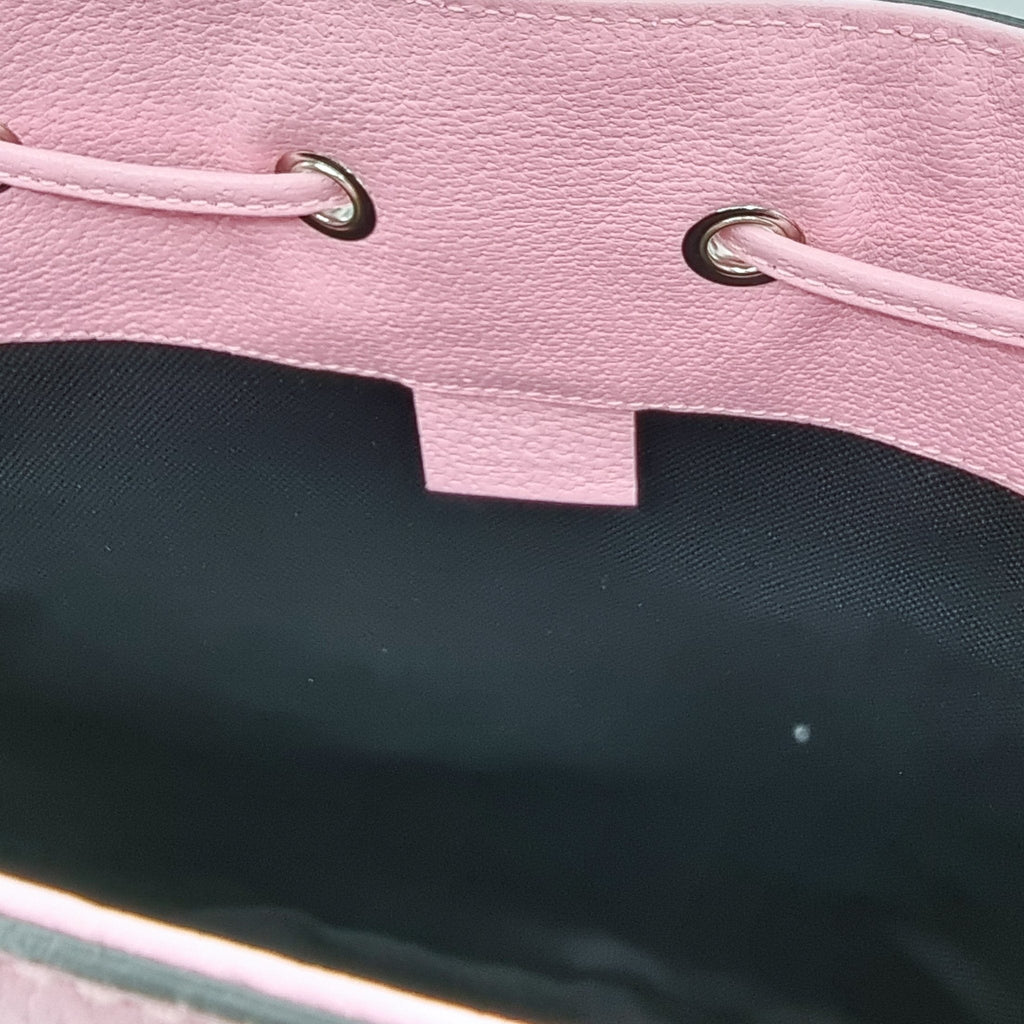 GG Supreme Monogram Psychedelic Bucket Bag Pink