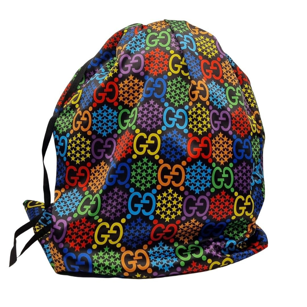GG Supreme Monogram Psychedelic Small Backpack Pink Multicolor