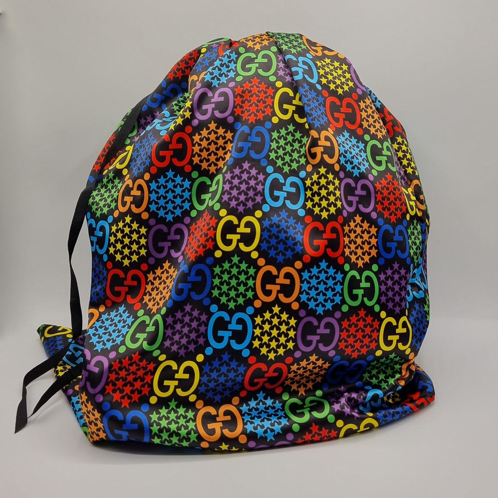 GG Supreme Monogram Psychedelic Small Backpack Pink Multicolor