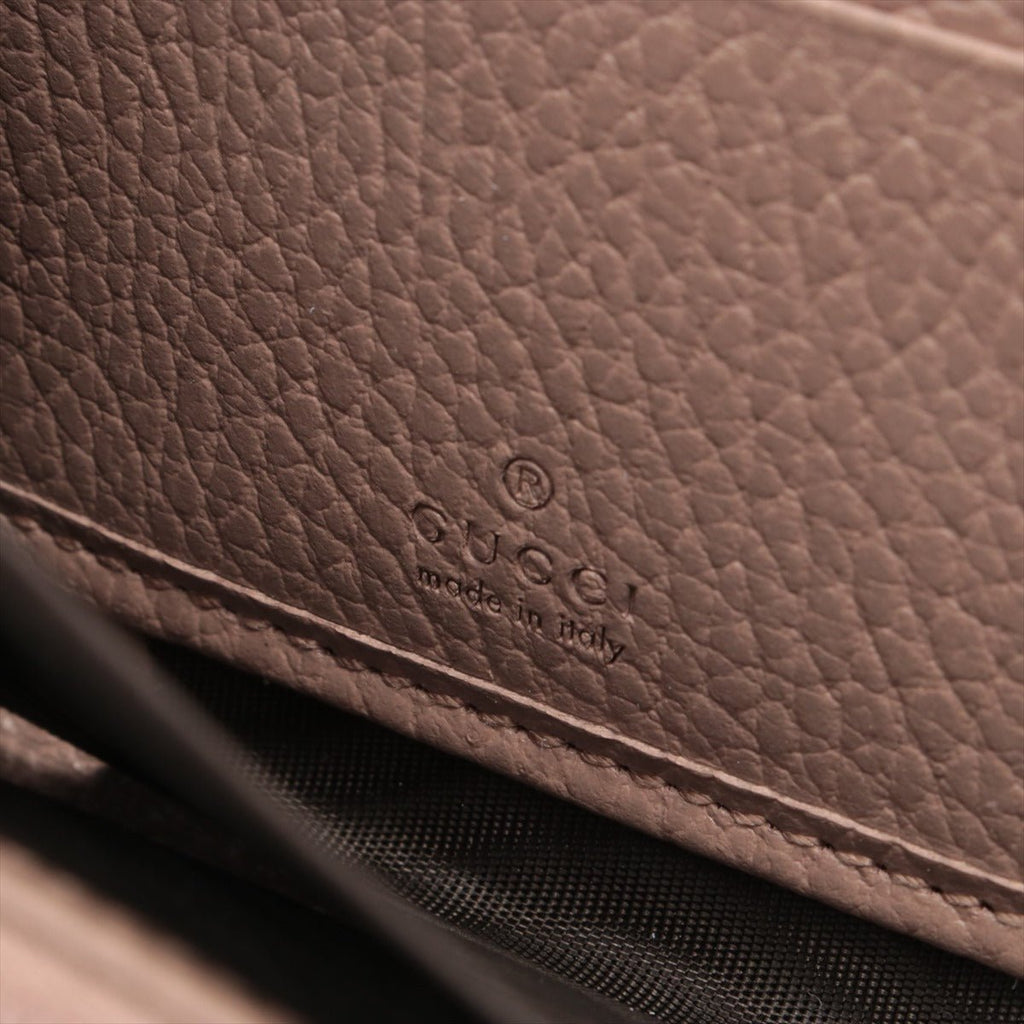 GG Supreme Zip Around Wallet Beige & Pink