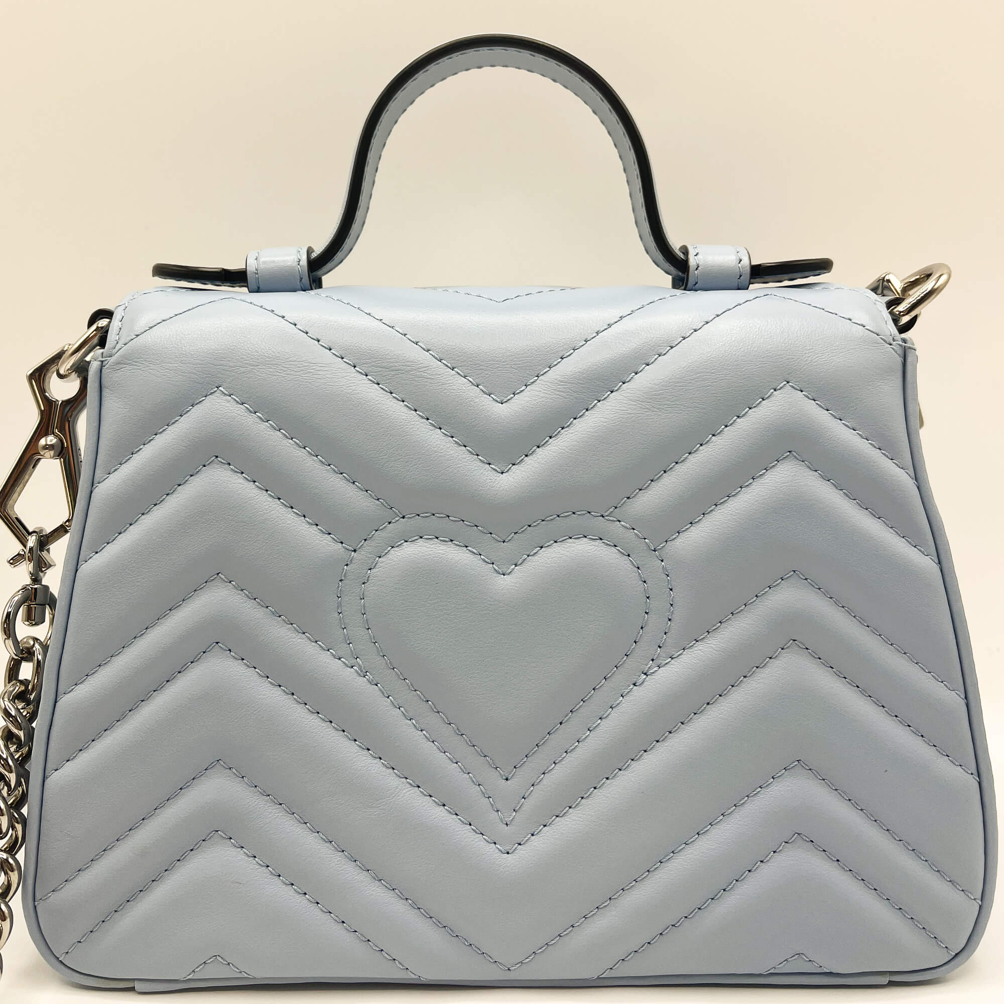 Gucci GG Azure Marmont Mini MatelassÃƒÆ’Ã‚Â© Leather