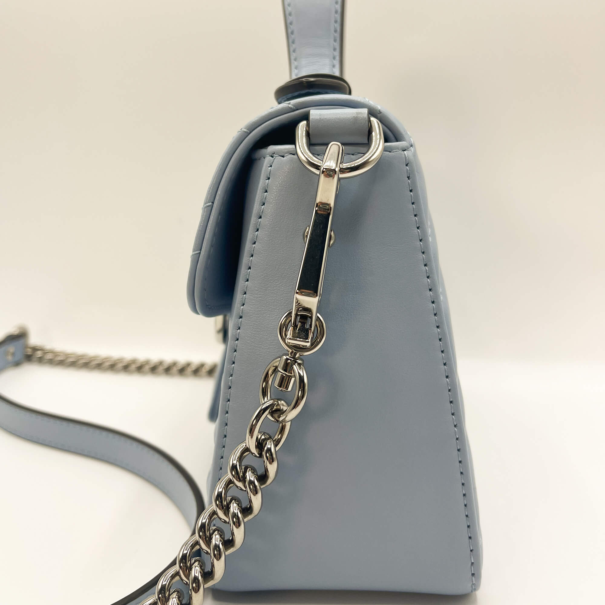 Gucci GG Azure Marmont Mini MatelassÃƒÆ’Ã‚Â© Leather