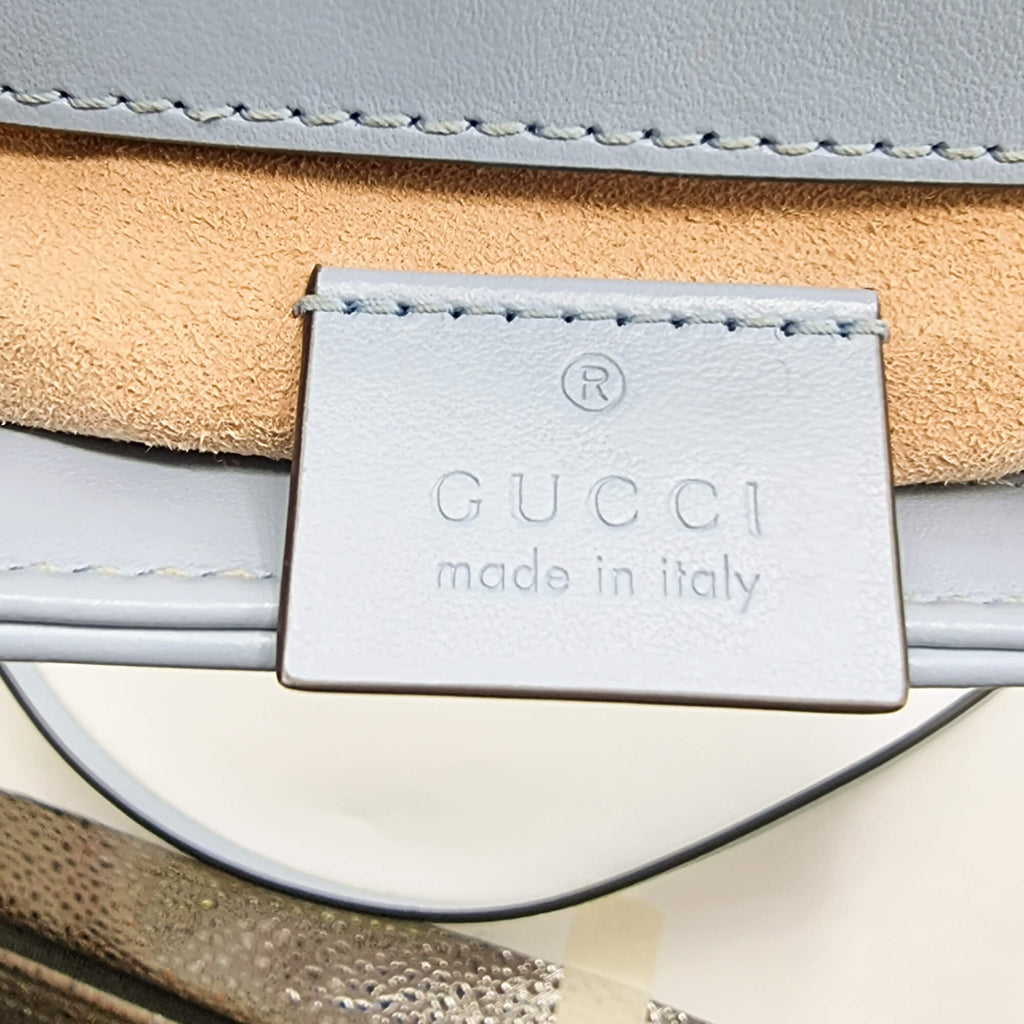 Gucci GG Azure Marmont Mini MatelassÃƒÆ’Ã‚Â© Leather