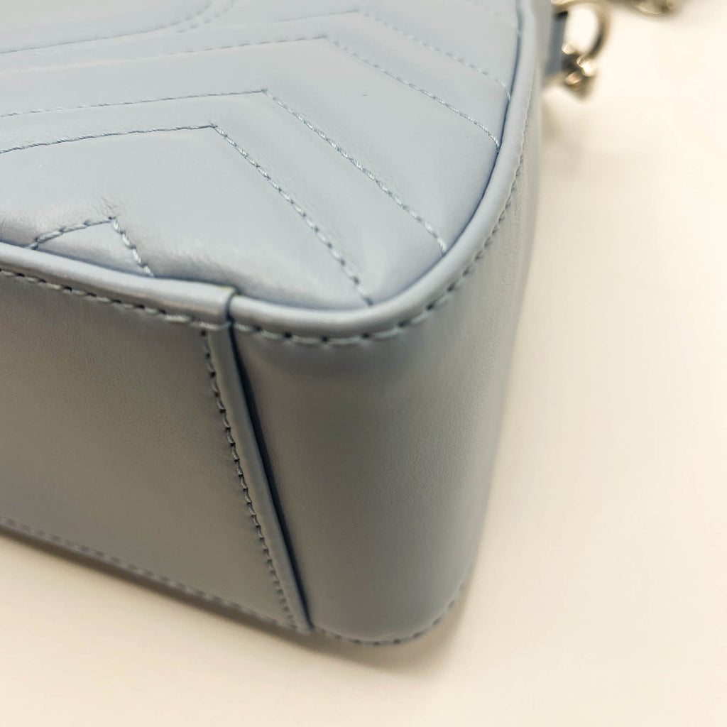 Gucci GG Azure Marmont Mini MatelassÃƒÆ’Ã‚Â© Leather