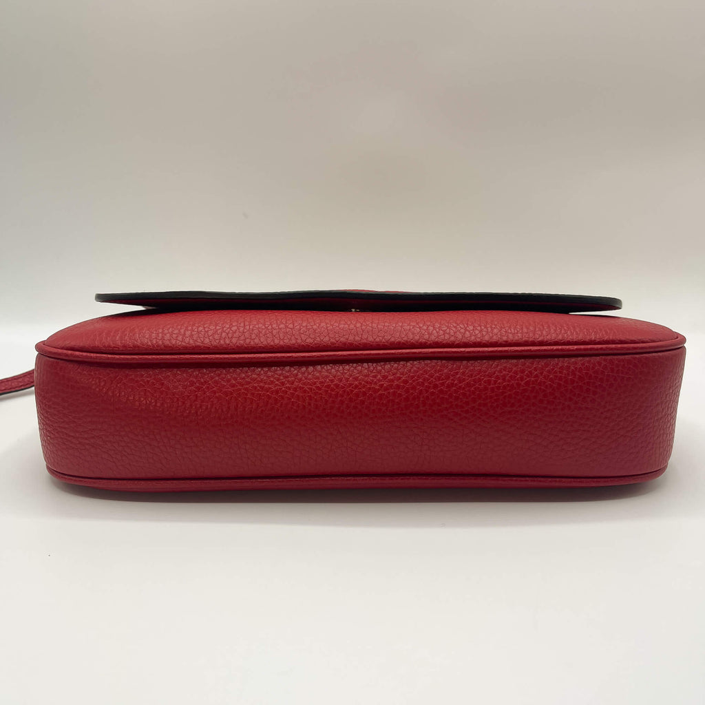 Gucci GG Soho Flap Red Leather