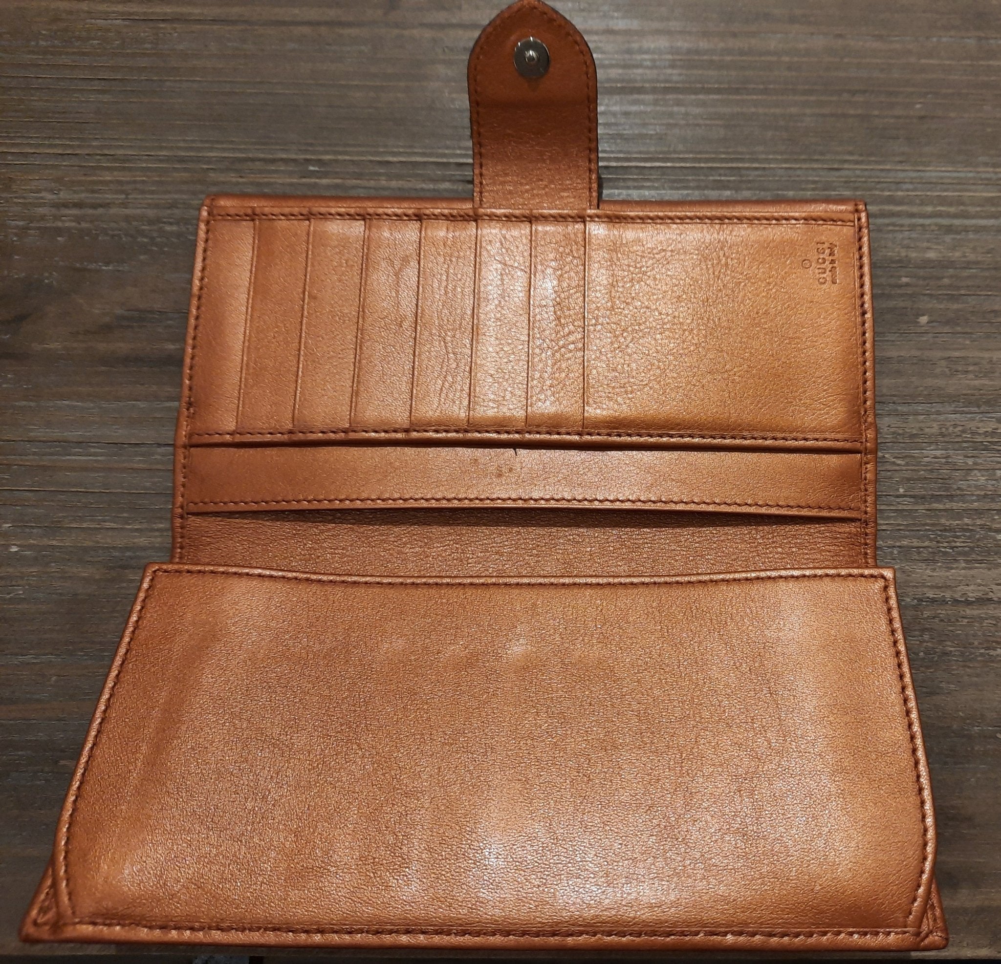 Gucci Guccissima Beige Marrone-Arancio Canva Cuore