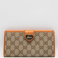 Gucci Guccissima Beige Marrone-Arancio Canva Cuore