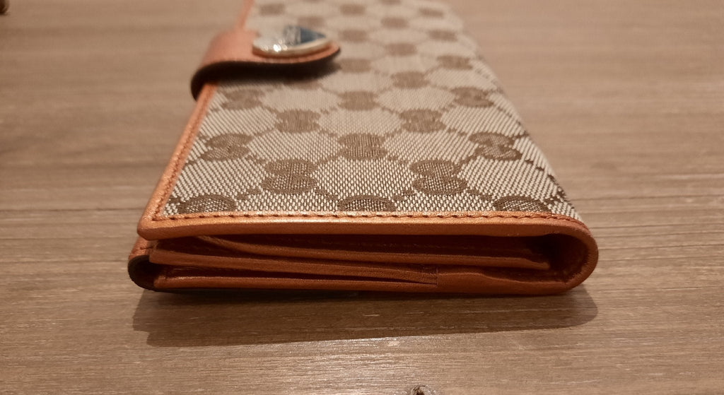 Gucci Guccissima Beige Marrone-Arancio Canva Cuore