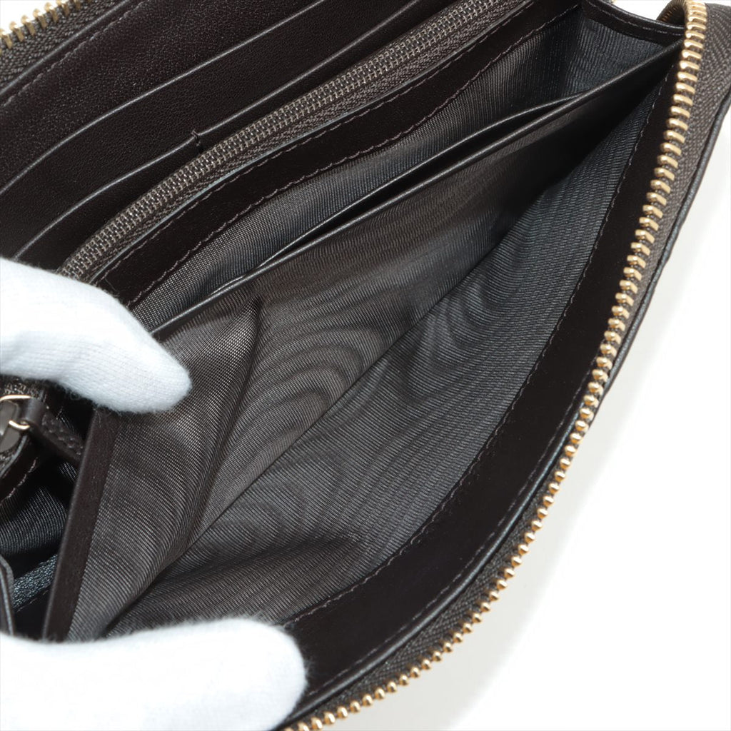 Guccissima Black Leather Wallet