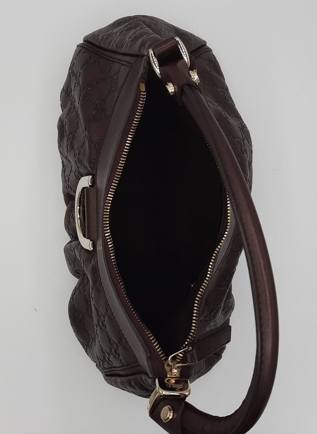 Guccissima D Burgundy Leather