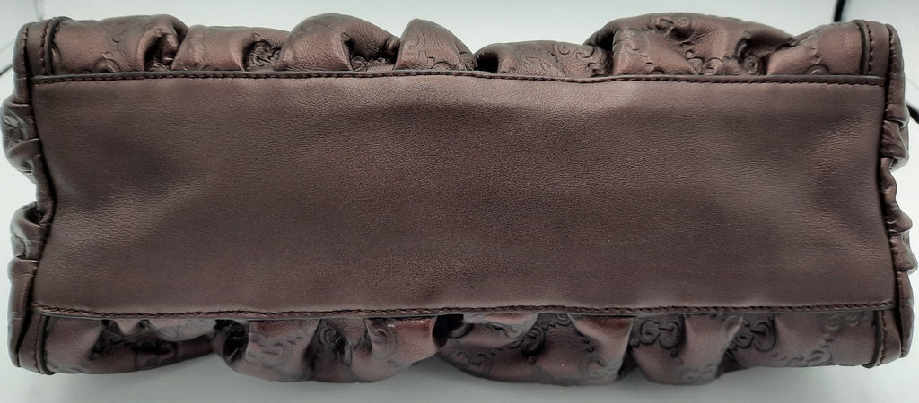 Guccissima D Burgundy Leather