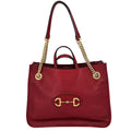Horsebit Tote 1955 Red Leather
