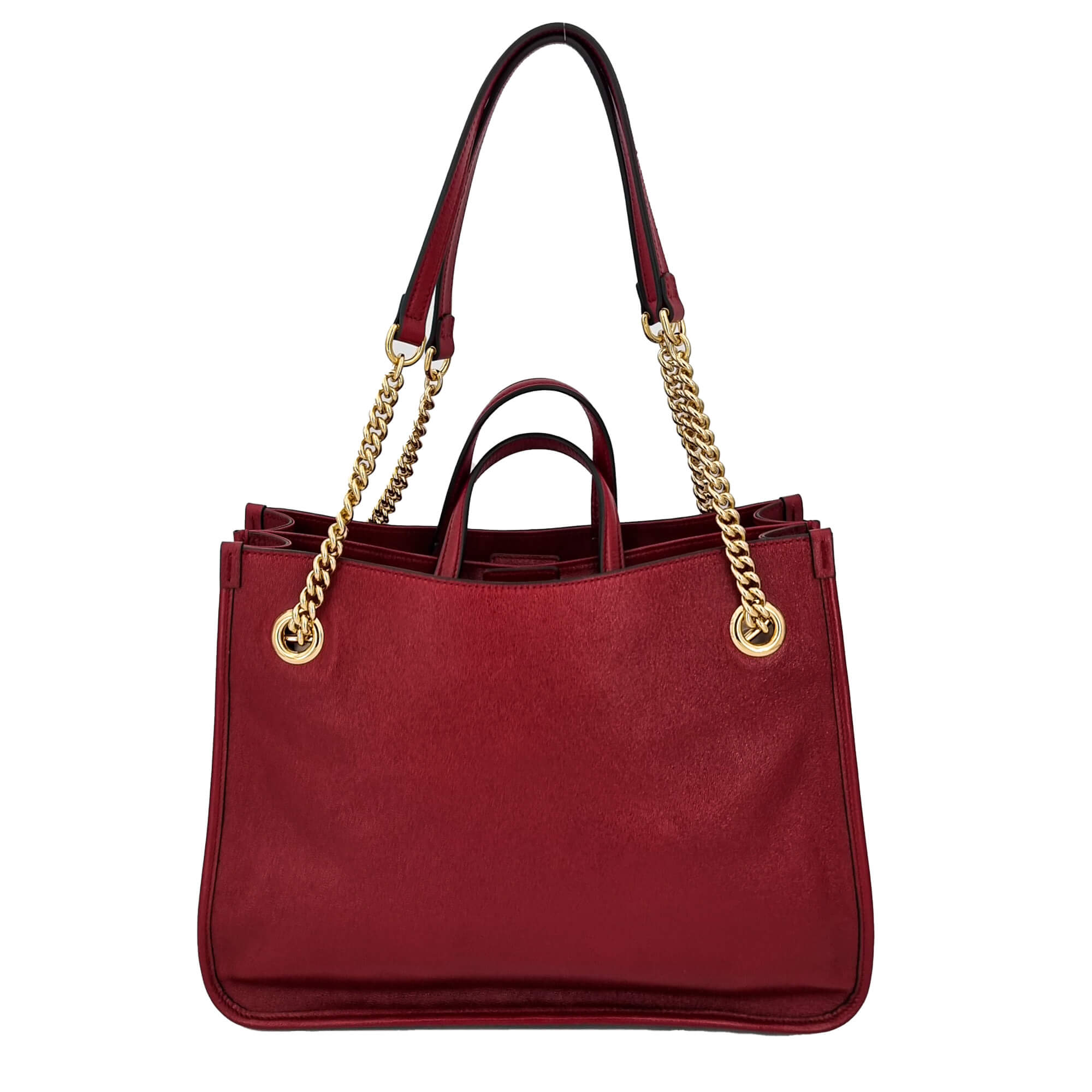 Horsebit Tote 1955 Red Leather