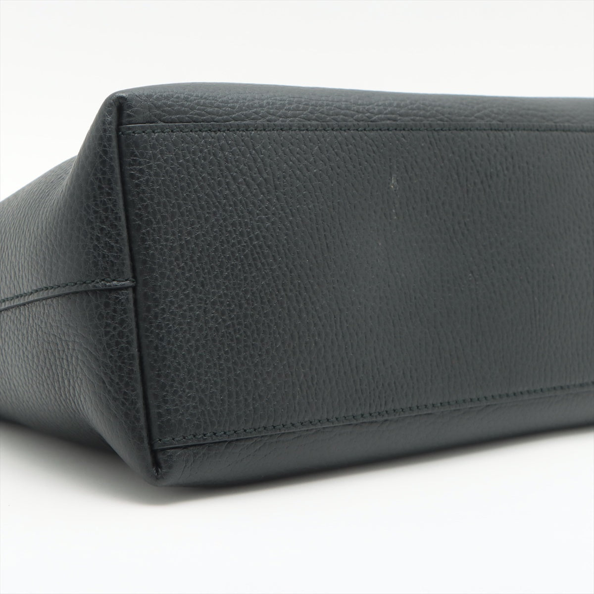 Leather Tote Calfskin GG Charm Black