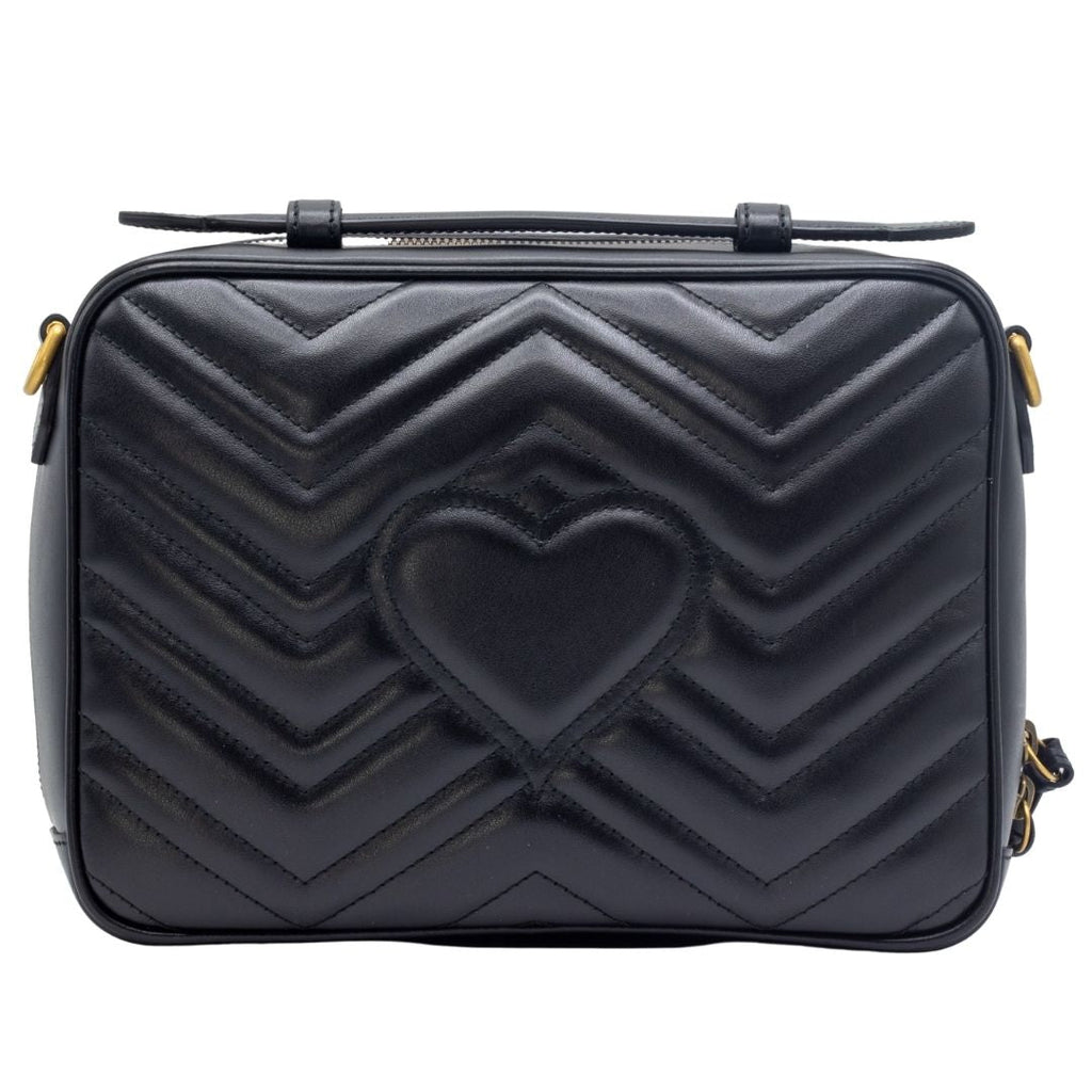 Marmont GG Matelasse Top Handle Bag