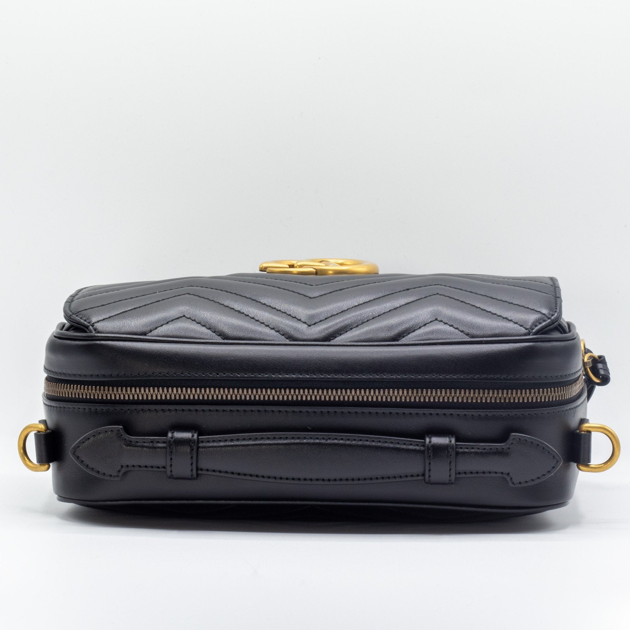 Marmont GG Matelasse Top Handle Bag